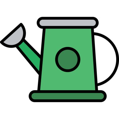 Sulama kutusu renk ana hatları vektörü