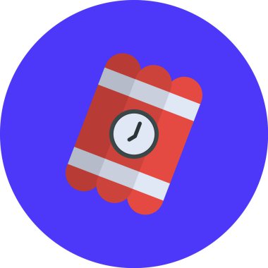 Saat. Web simgesi basit tasarım