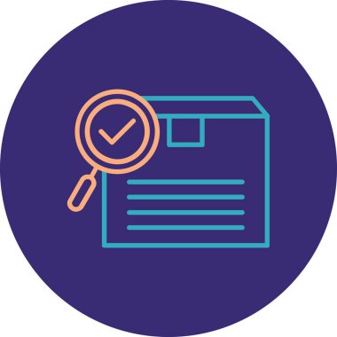 Arama simgesinin vektör illüstrasyonu