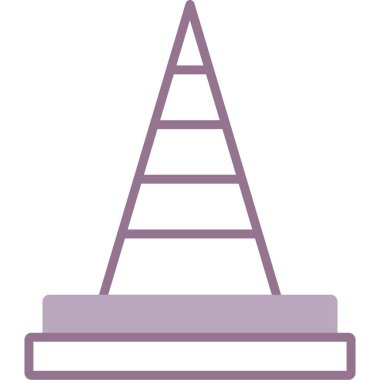 merdiven simgesi modern, vektör çizimi