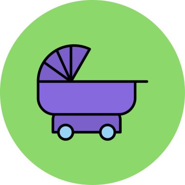 Sepet ikonu vektör illüstrasyonu