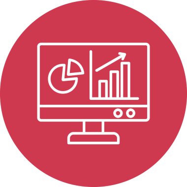 seo modern simgesinin vektör illüstrasyonu