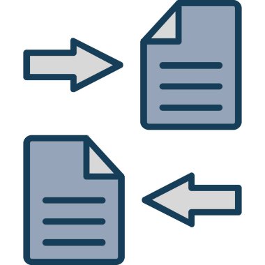 dosya dizini vektör illüstrasyonu