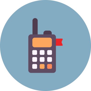 Telefon simgesi vektör illüstrasyonu