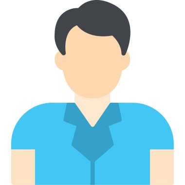 İş adamı avatar karakter ikon vektör illüstrasyon tasarımı