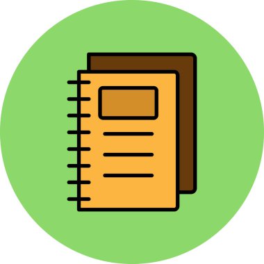 belge vektör simgesi, modern biçim