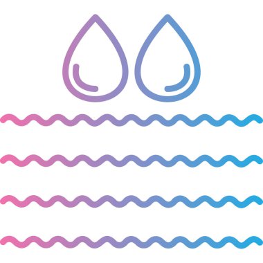 Vektör çizim su damlaları