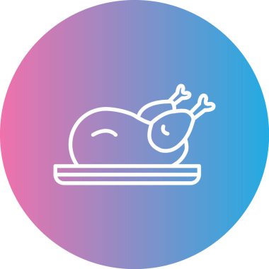 Gıda simgesinin vektör illüstrasyonu