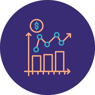 Büyüme. Web simgesi basit illüstrasyon