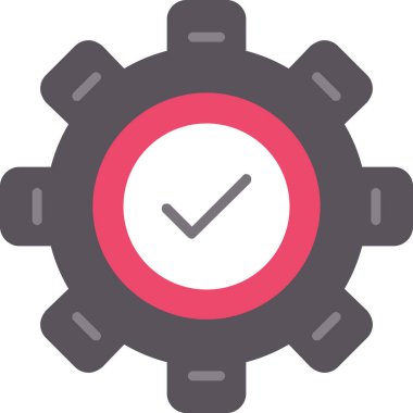 Vites ayarı simgesi vektör çizimi