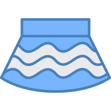 Su Doldurulmuş Vektör Simgesi Tasarımı