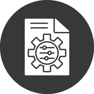 Simgeyi ayarlamanın vektör illüstrasyonu