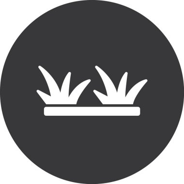 güzel palmiye yaprağı vektör simgesi