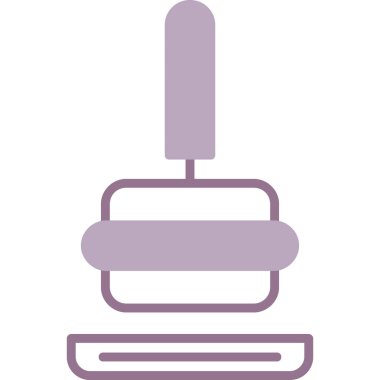 Bir mumun vektör illüstrasyonu