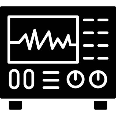 Bir bilgisayar simgesinin vektör illüstrasyonu