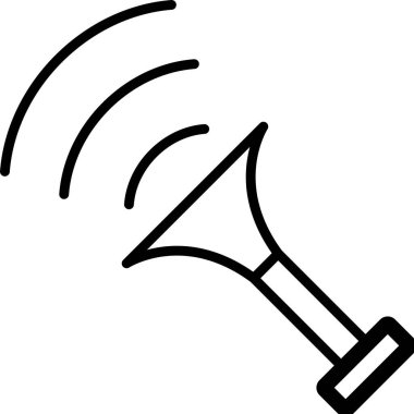 Uydu anten simge vektör çizim