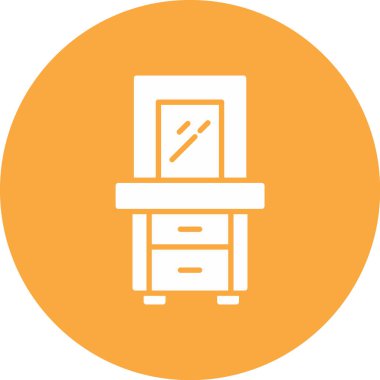 Yazıcı. Web simgesi basit illüstrasyon