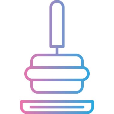 Ampul. Web simgesi basit illüstrasyon