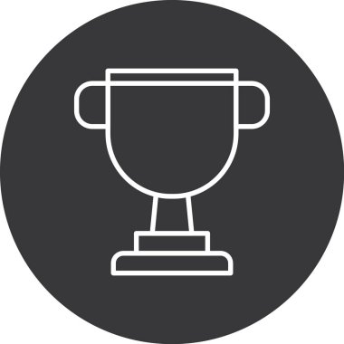 kupa vektör çizgisi simgesi