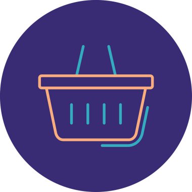 vektör sepeti illüstrasyonu