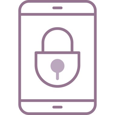 akıllı telefon simgesi vektör illüstrasyonu