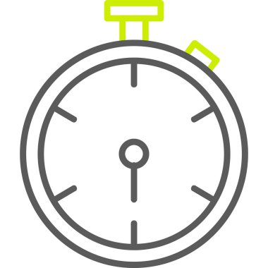 Saat. Web simgesi basit tasarım