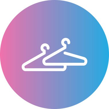 askı simgesi vektör illüstrasyonu