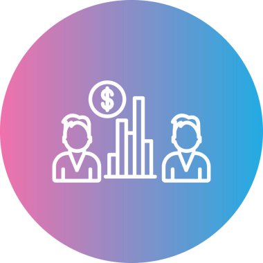 İnsan simgesinin vektör illüstrasyonu