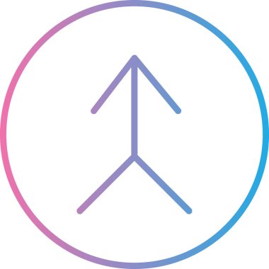 Kişisel ve ticari kullanım için ok vektörü simgesi simgesi vektör çizimi..