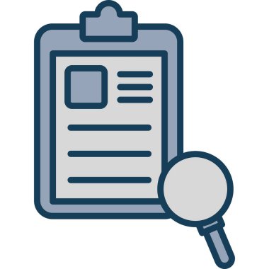 Kontrol listesi vektör illüstrasyonlu pano