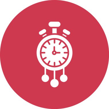 Saat simgesinin vektör illüstrasyonu