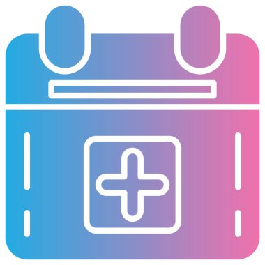 ilk yardım kiti vektör simgesi