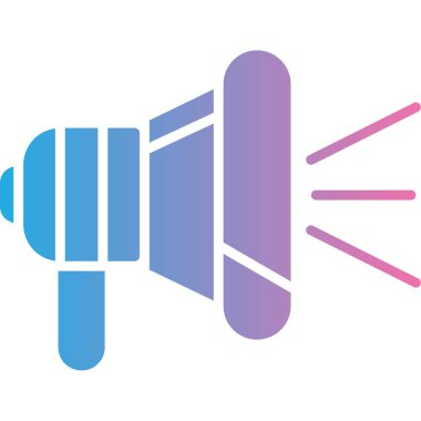 Hoparlör simgesinin vektör illüstrasyonu