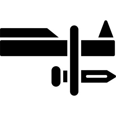 uçak simgesi, vektör illüstrasyonu