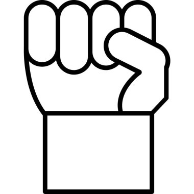 yumruk protesto simgesi