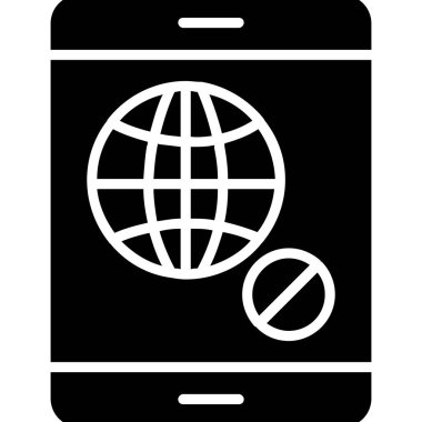 Küresel simge vektör illüstrasyonu