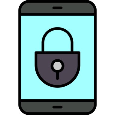 akıllı telefon kilidi simgesi