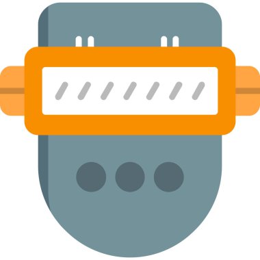 elektrik ısıtıcı simgesi, vektör illüstrasyonu