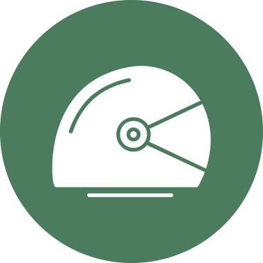 Kask simgesi vektör illüstrasyonu