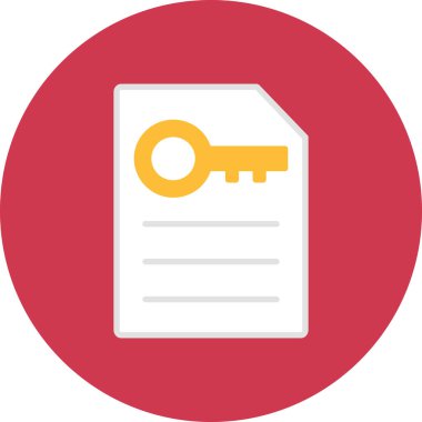 Belge. Web simgesi basit tasarım