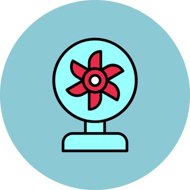 Hayran. Web simgesi vektör illüstrasyonu