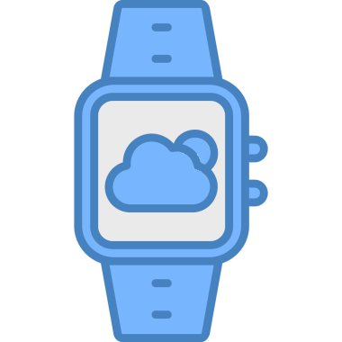 bulut hesaplama simgesi, vektör illüstrasyonu