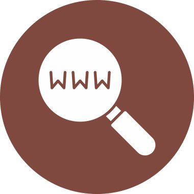 Arama simgesi vektör illüstrasyonu