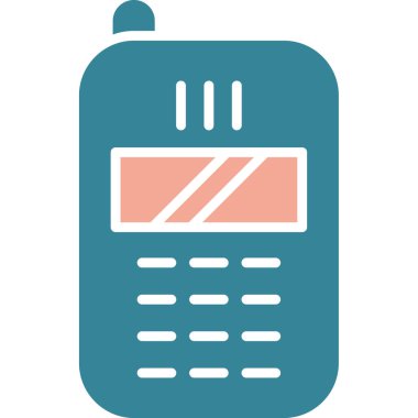 cep telefonu ikonu vektör illüstrasyonu