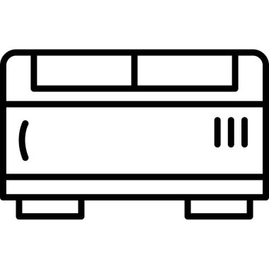 bus simgesi vektör illüstrasyonu