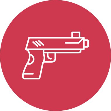 Tabanca simgesi vektör illüstrasyonu