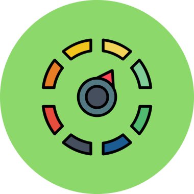 hedef simge vektör illüstrasyonu