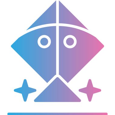 Beyaz arka planda izole edilmiş renkli balık simgesi. Değişken renk dinamik şekilleri. vektör.