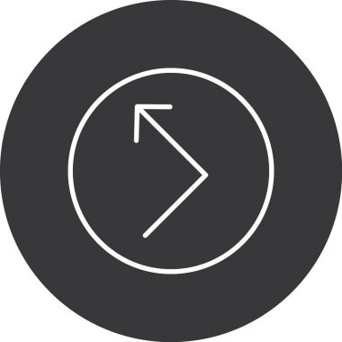 ok simgesi vektör illüstrasyonu