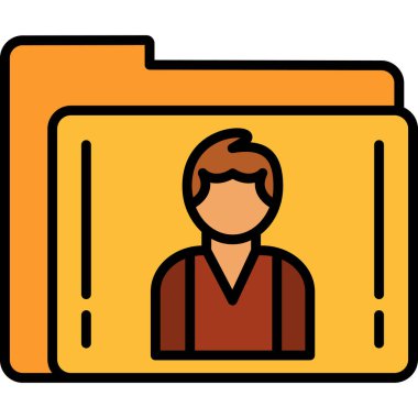 Avatar iş adamı simgesi